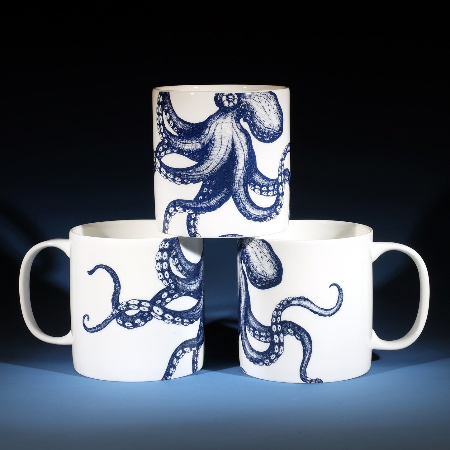 Bone China Pint Mug - Octopus