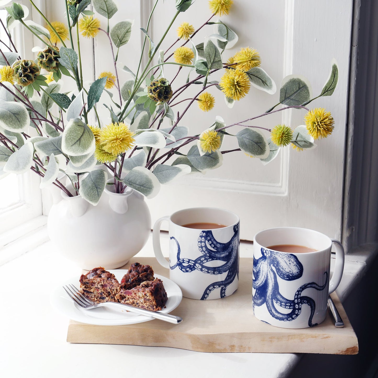 Bone China Pint Mug - Octopus