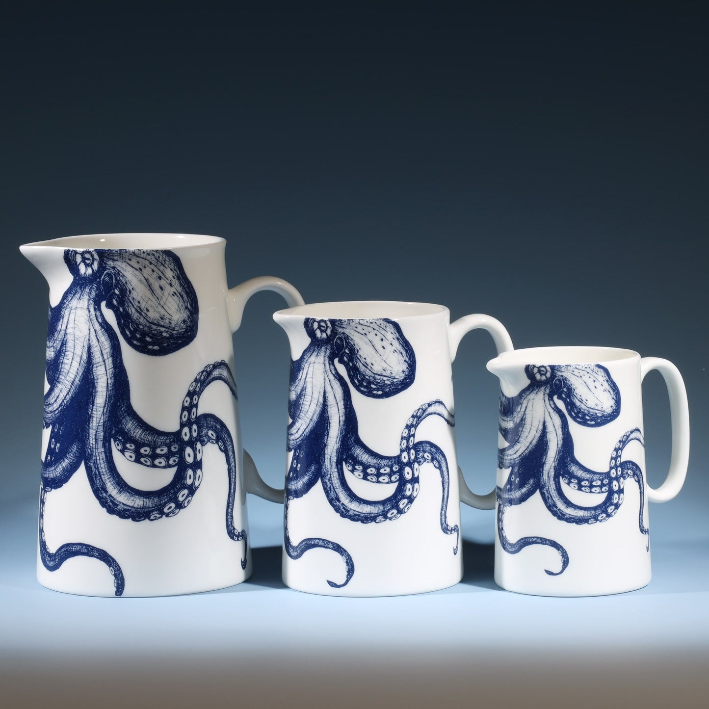 Bone China Octopus Jugs