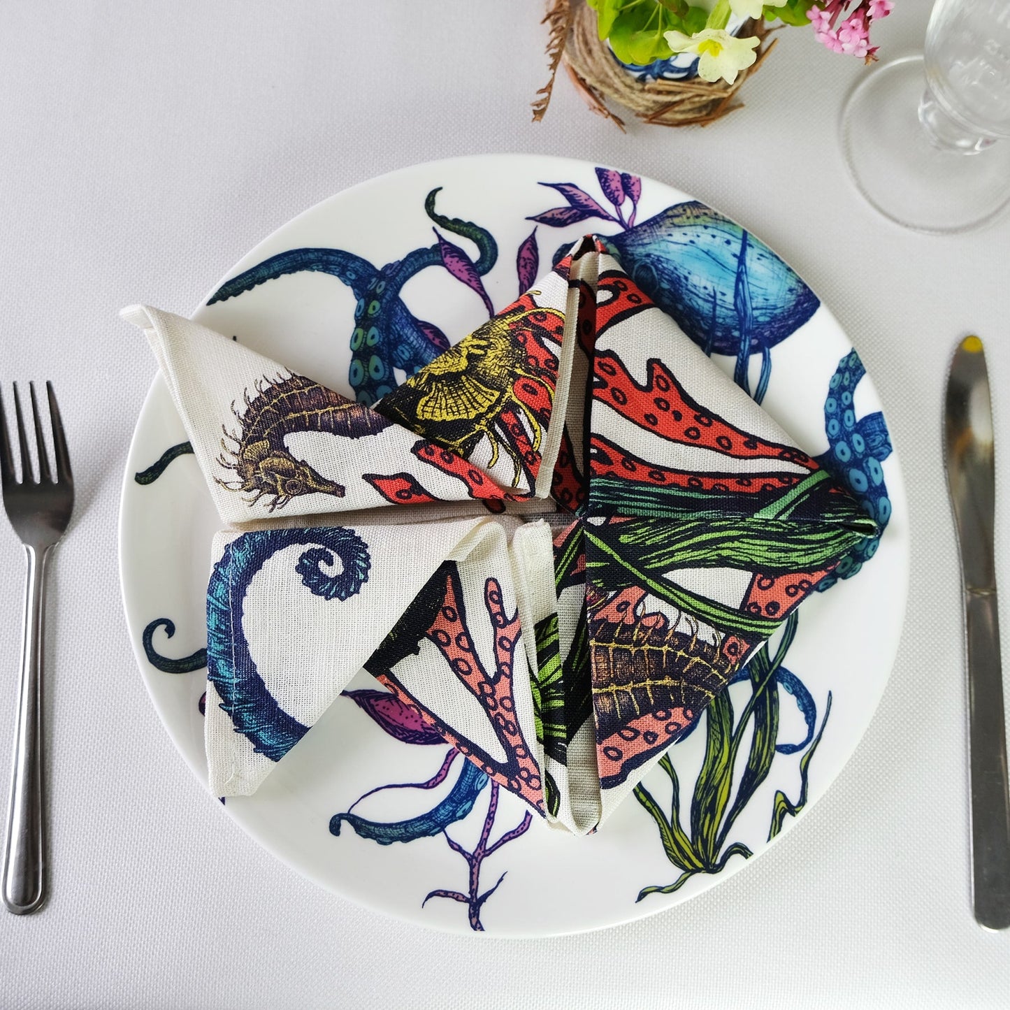 Bone China Reef Dinner Plate