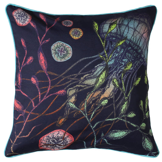 Canyons Reef Navy Cushion Cover