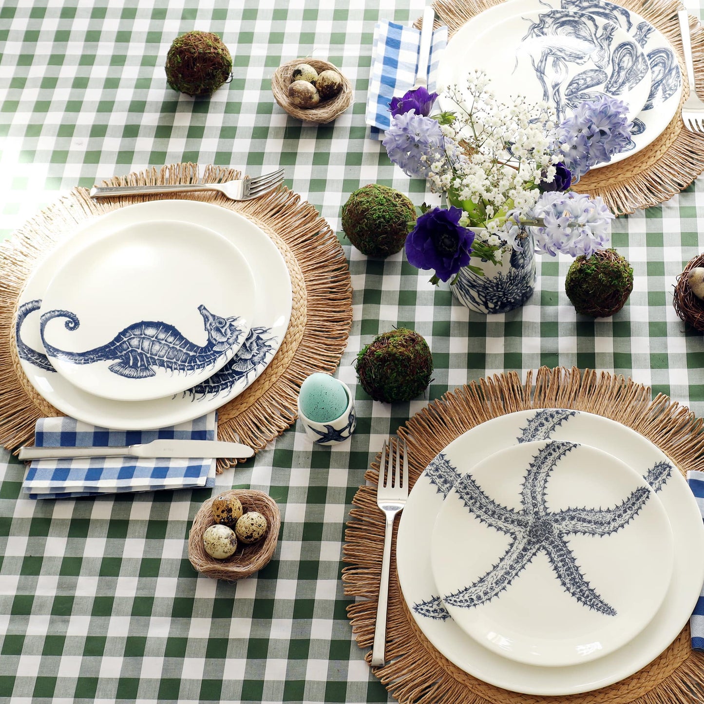 Bone China Starfish Dinner Plate