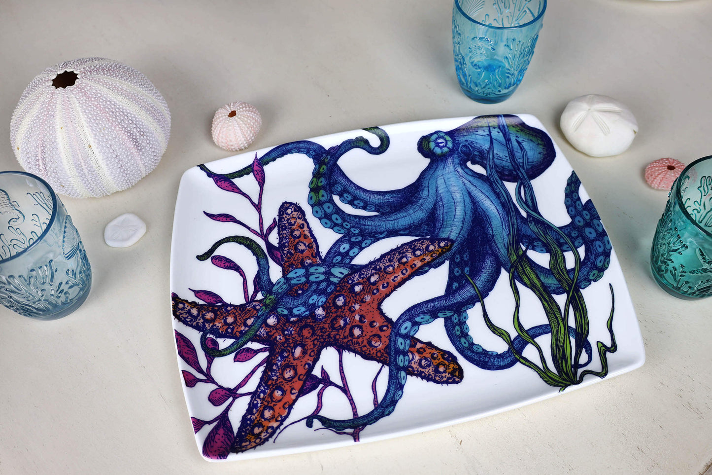 Bone China Reef Platter