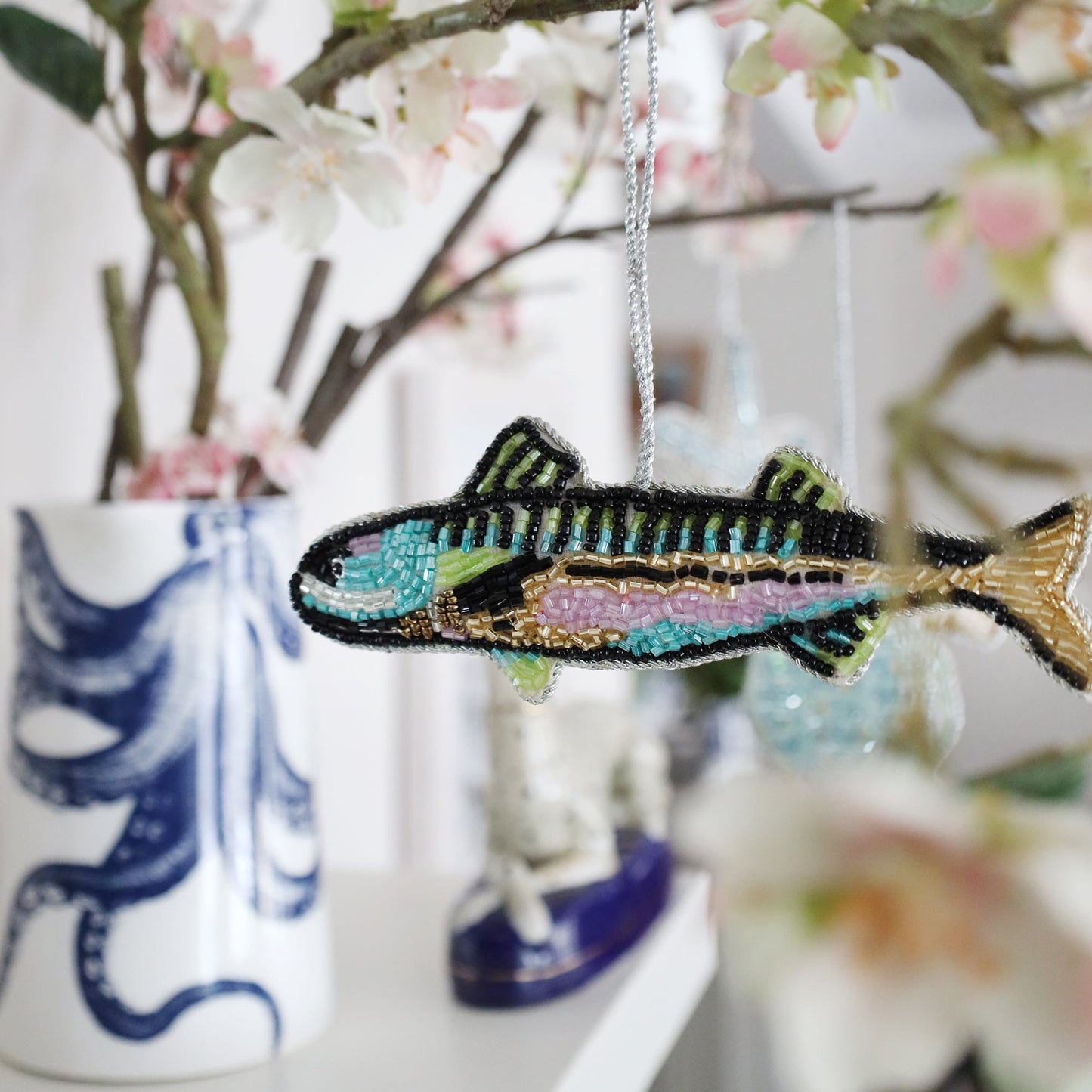 Beaded Mackerel Hanging Decoration