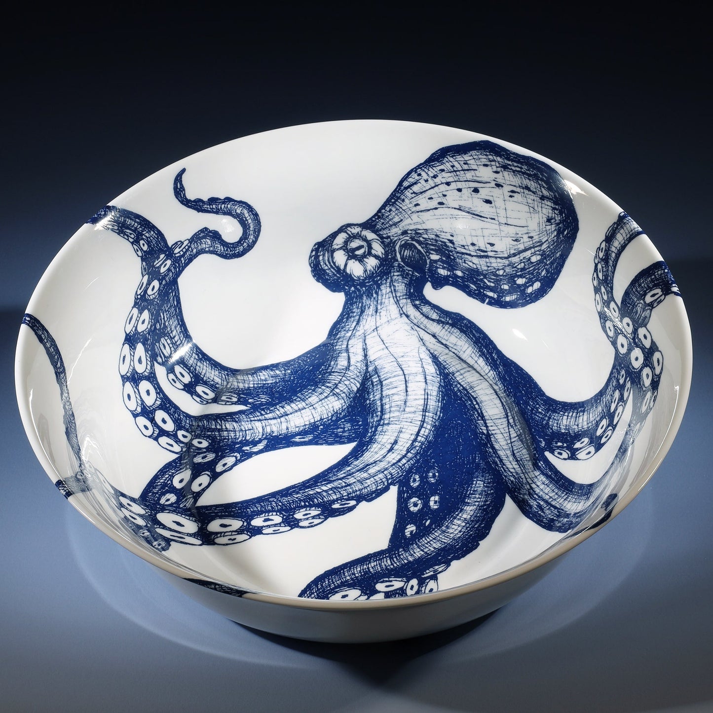 Bone China Octopus Serving Bowl