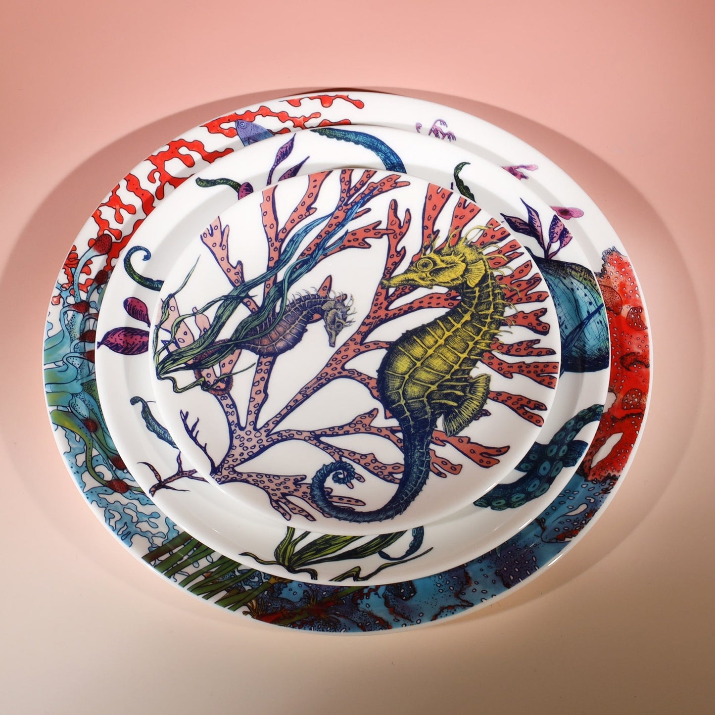 Bone China Reef Dinner Plate