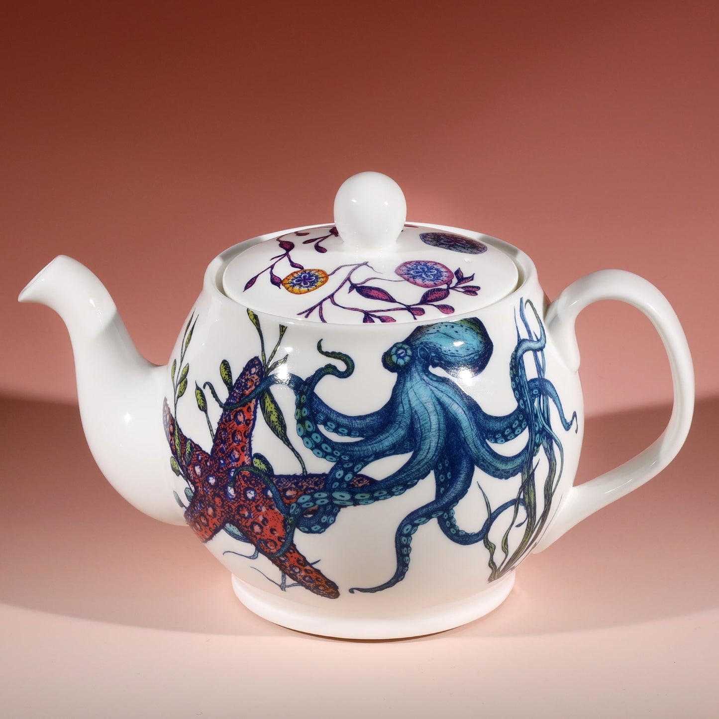 Bone China Reef Teapot