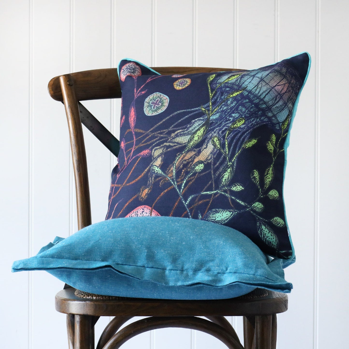 Canyons Reef Navy Cushion Cover