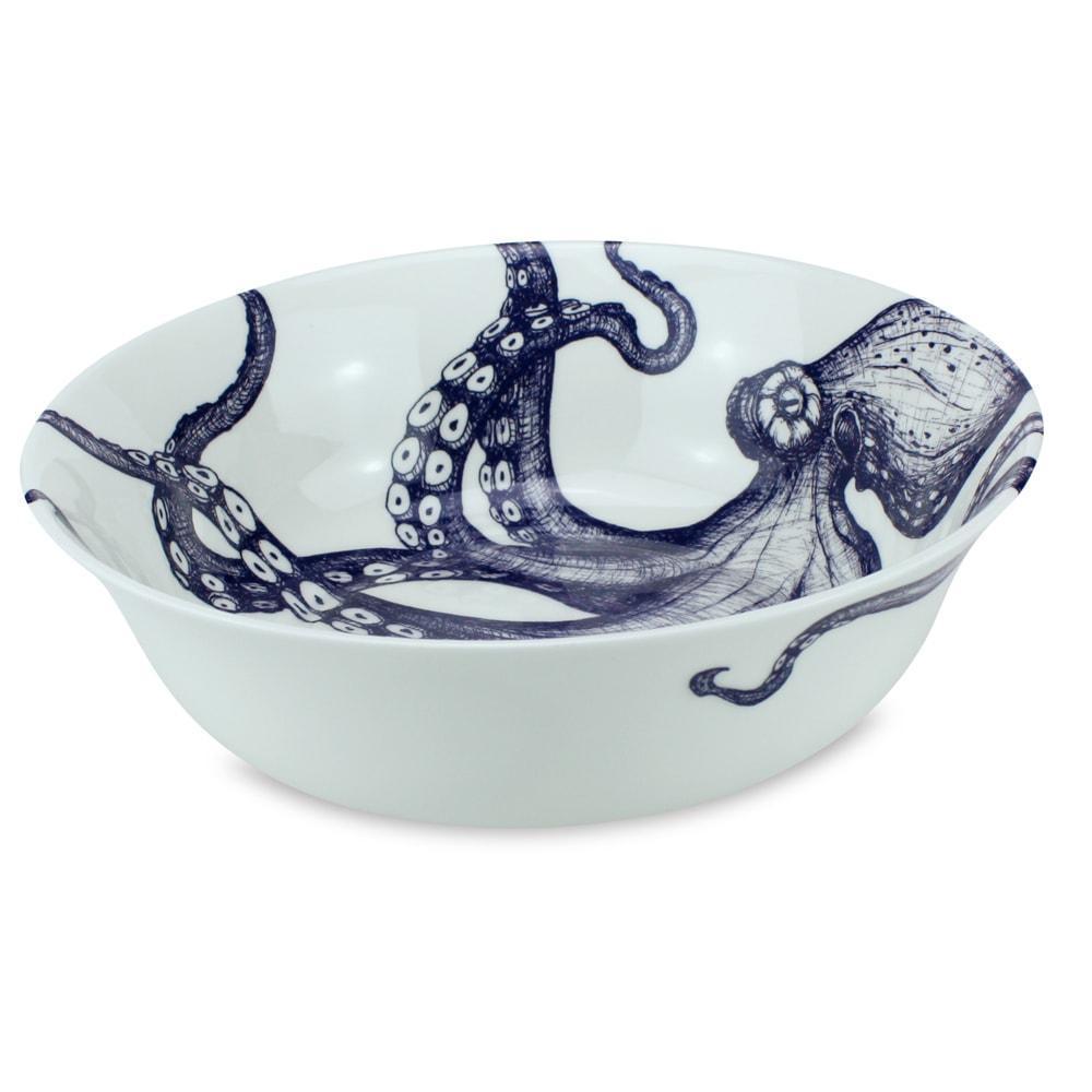 Bone China Octopus Serving Bowl