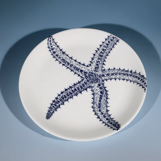 Bone China Starfish Dinner Plate