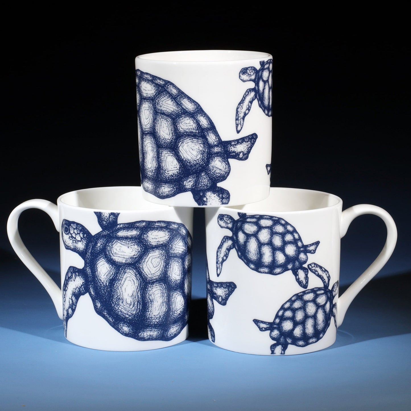 Bone China Turtle Mug