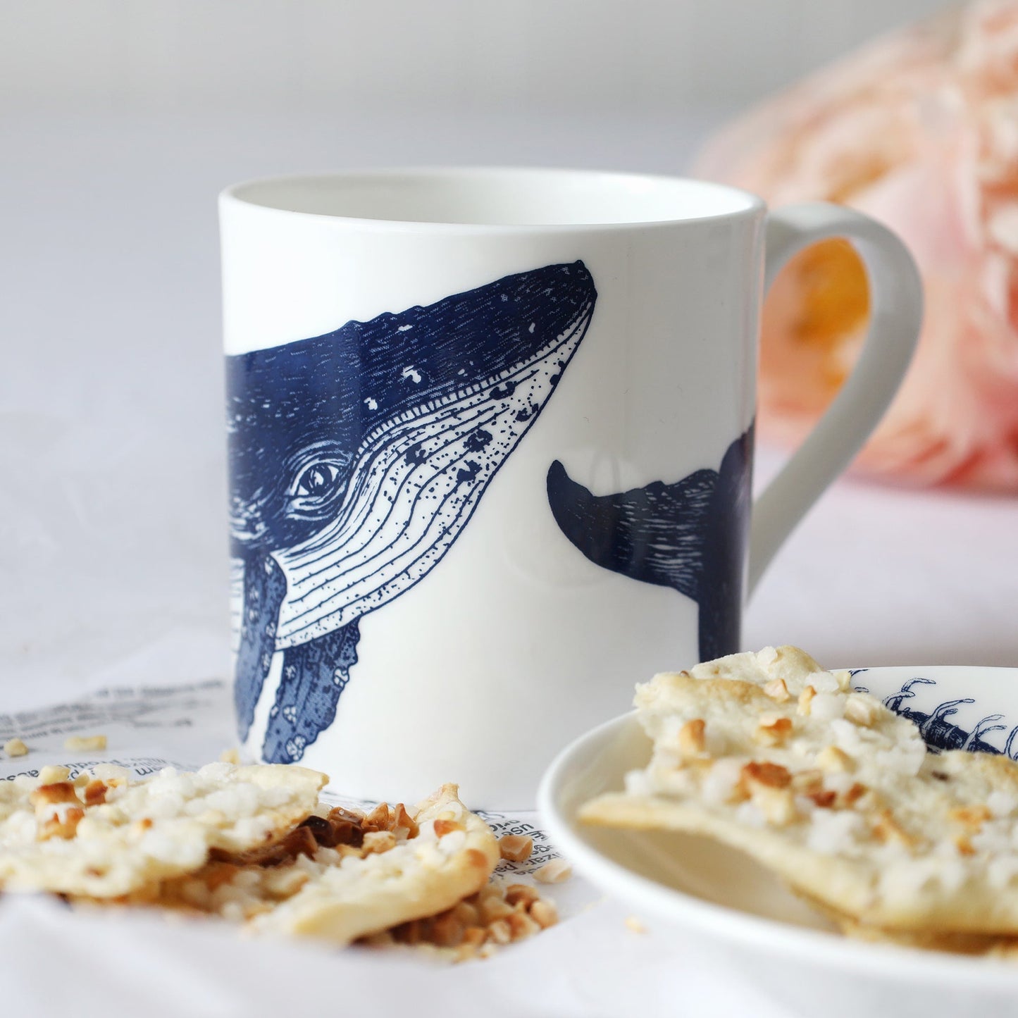 Bone China Whale Mug