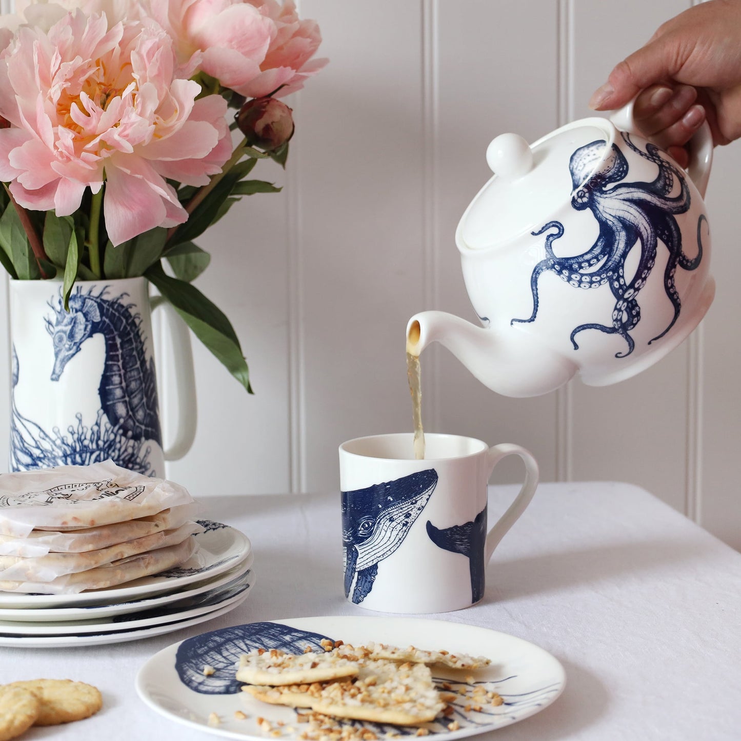 Bone China Whale Mug